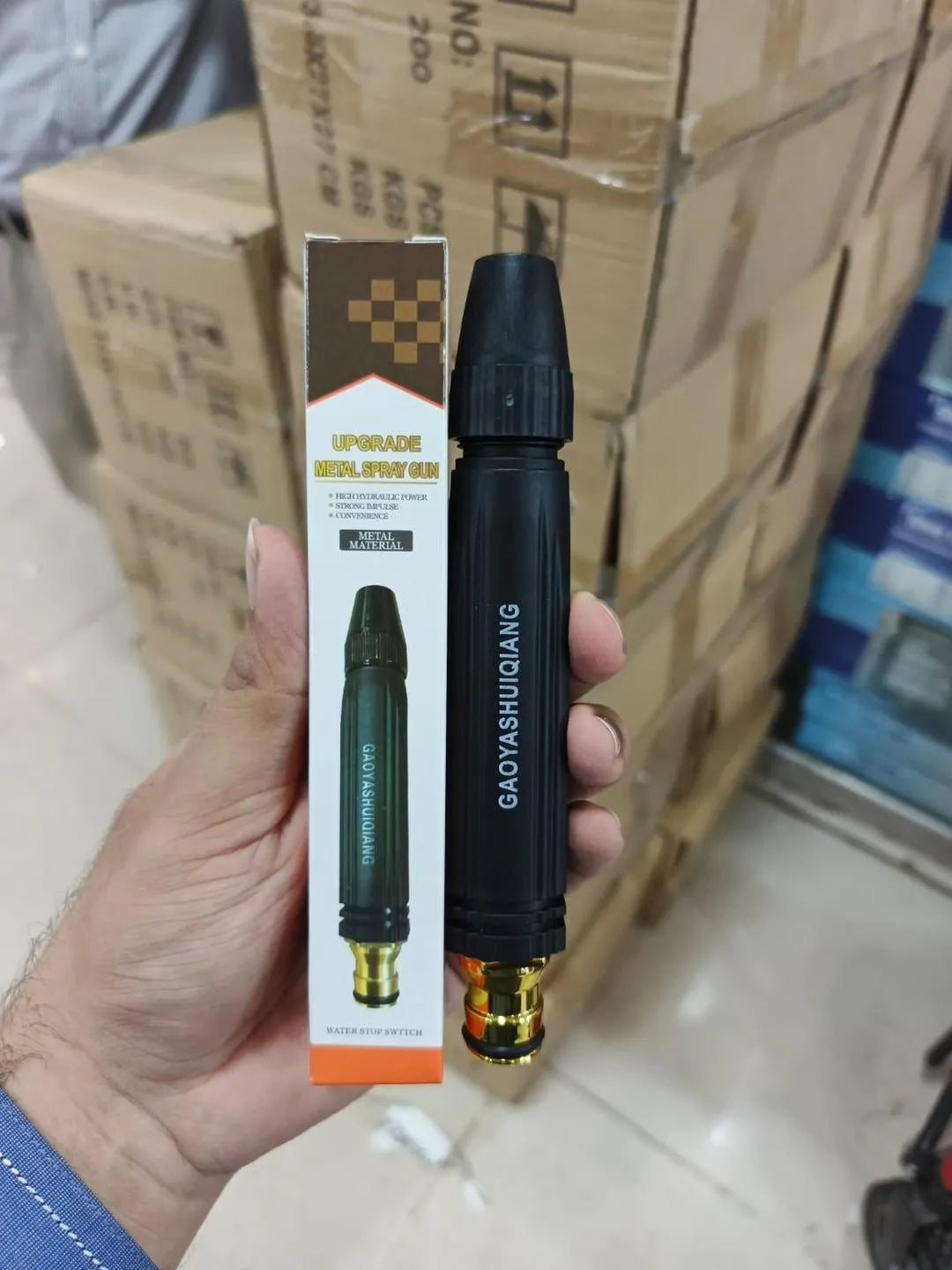 Easy Installation Water Spray Nozzle for Car Wash & Garden Use – Durable ABS Plastic High-Pressure Jet Sprayer (1 Pc)