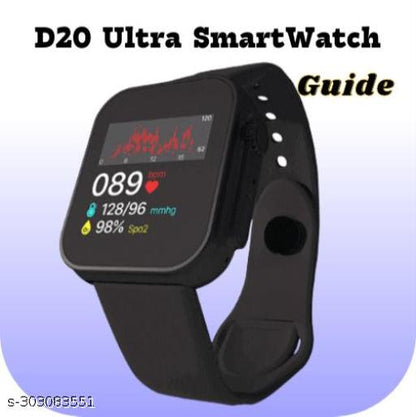 D30 Ultra Bracelet Black Smart Watch | Fitness Tracker with Heart Rate Monitor & Multi-Language Support | Affordable Price in Pakistan
