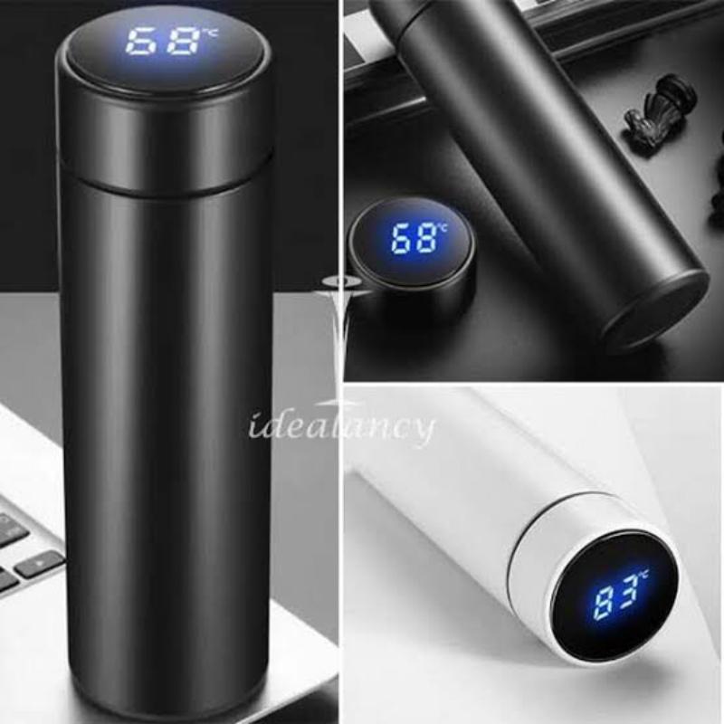 LED Digital Temperature Display Water Bottle | 500ml Stainless Steel Insulated Thermos | Hot & Cold Leak-Proof Flask in Pakistan