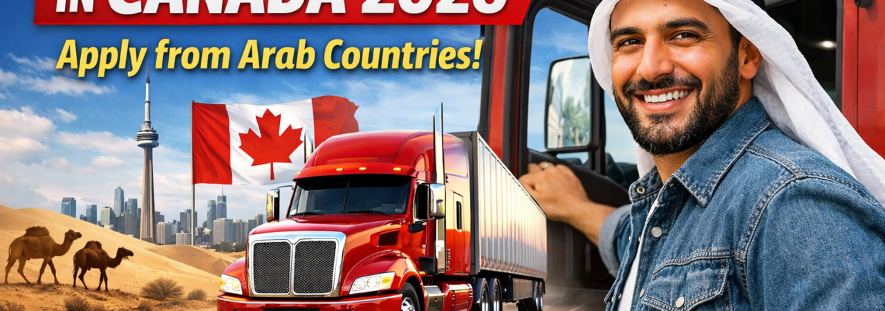 LMIA Truck Driver Jobs in Canada 2026 – Apply from Arab Countries Visa Sponsorship Available