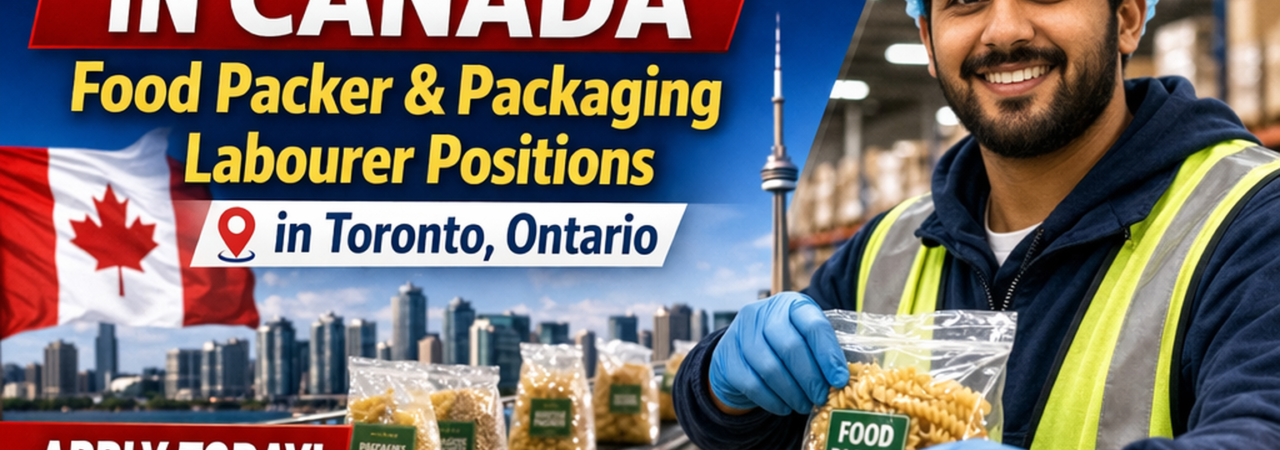 Packing Worker Jobs in Canada Food Packer & Packaging Labourer Positions in Toronto, Ontario