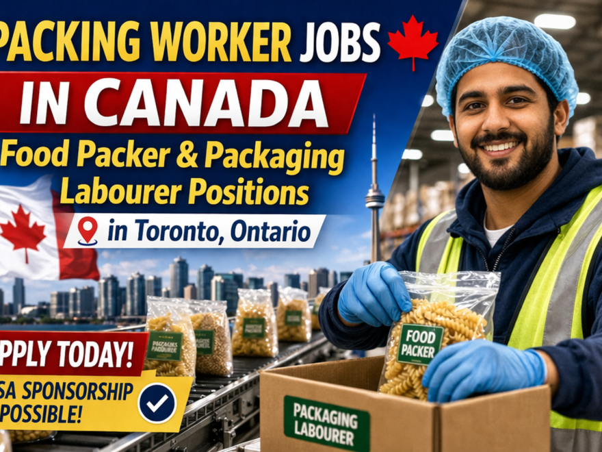 Packing Worker Jobs in Canada Food Packer & Packaging Labourer Positions in Toronto, Ontario