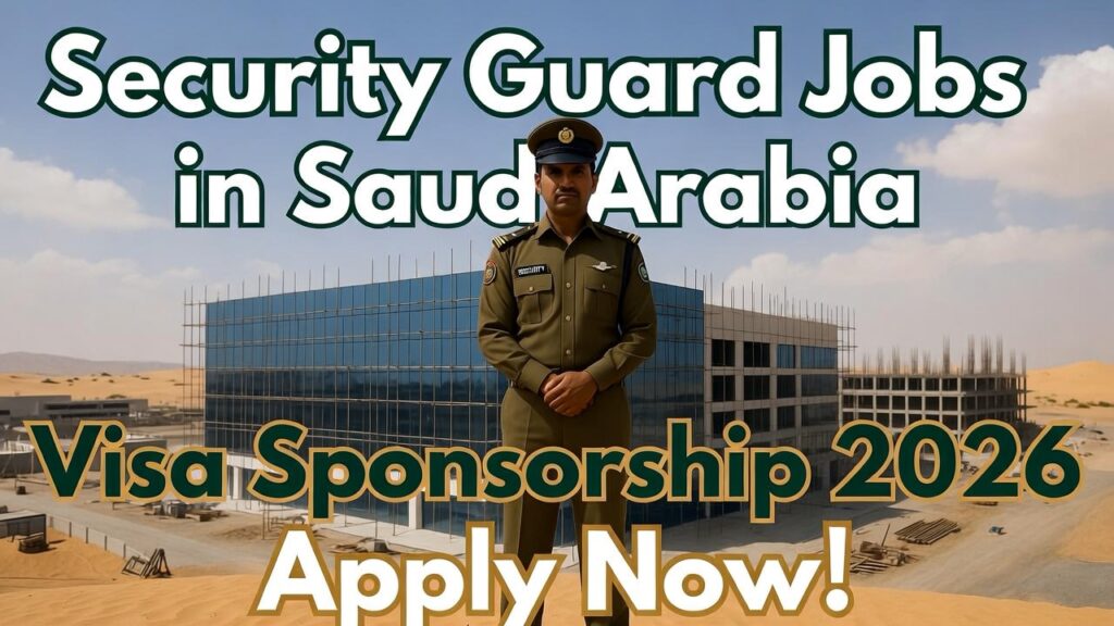 Security Guard Jobs in Saudi Arabia