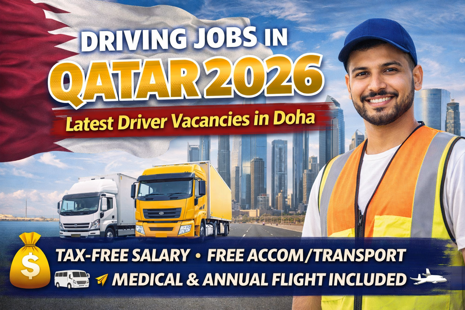 Driving Jobs in Qatar 2026 Latest Driver Vacancies in Doha