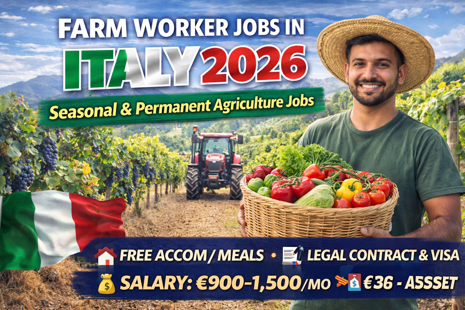 How to Apply for farm worker jobs in Italy – Step-by-Step Guide
