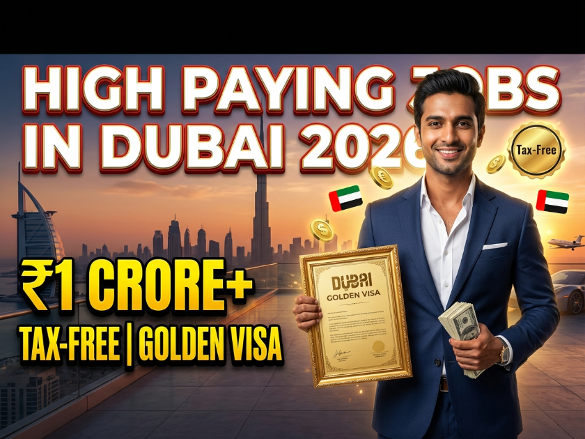 High-Paying Jobs in Dubai 2026: ₹1 Crore+ Salaries, Tax-Free Income & Golden Visa for Pakistanis & Gulf Professionals