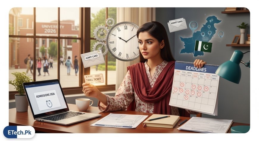 University Admissions in Pakistan 2026 – Full Schedule, Deadlines & Entry Test Guide