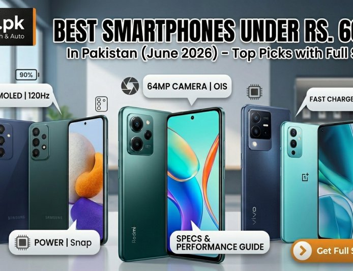 Best Smartphones Under Rs. 60,000 in Pakistan (June 2026) – Top Picks with Full Specs