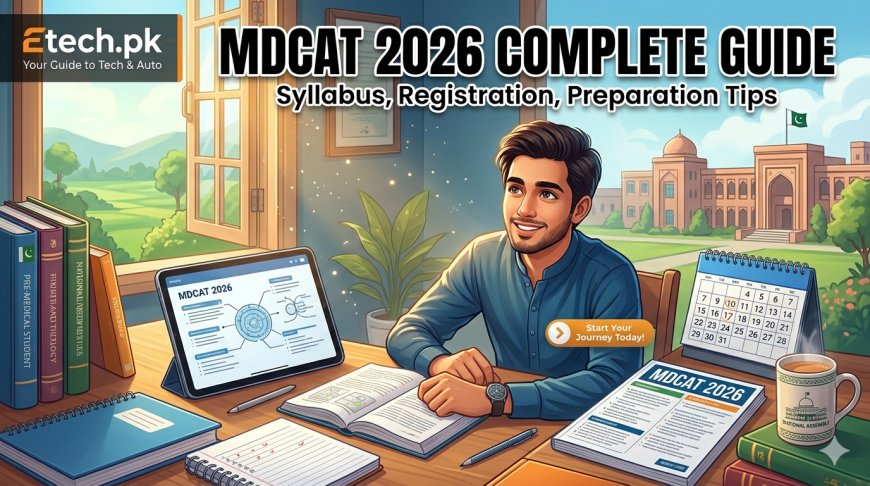 MDCAT 2026 Complete Guide for Pakistani Students – Syllabus, Registration, Preparation Tips