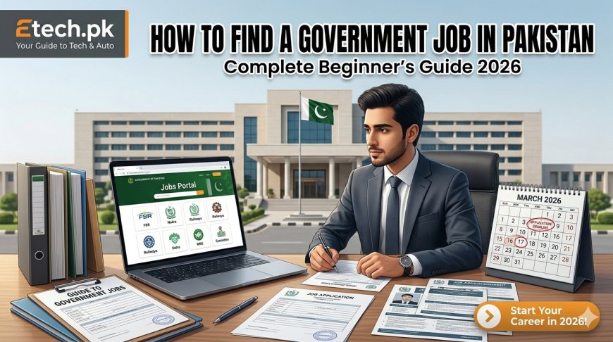 How to Find a Government Job in Pakistan in 2026 – Complete Beginner's Guide