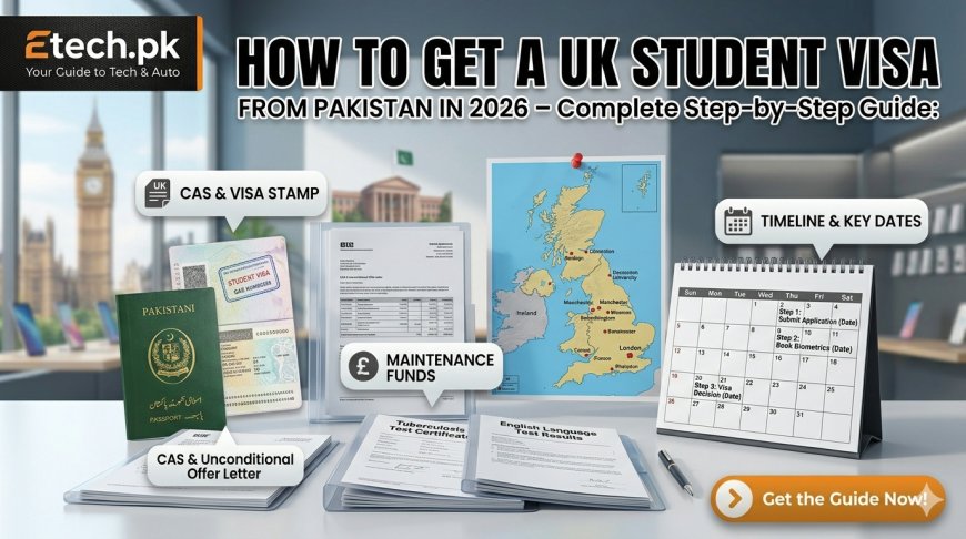 How to Get a UK Student Visa from Pakistan in 2026 – Complete Step-by-Step Guide