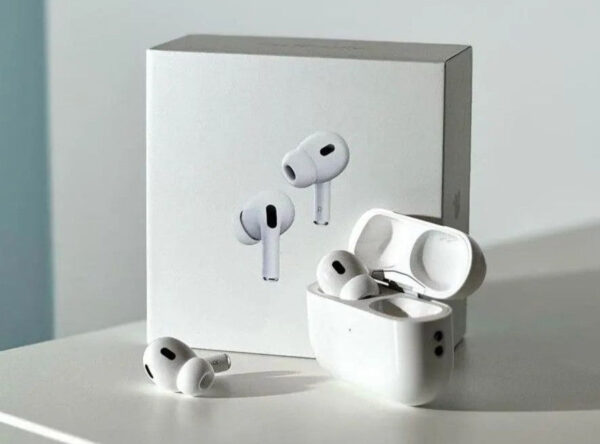AirPods Pro 2 For Android & IOS | ANC Noise Cancelling Wireless Earbuds - White | Best Quality Bluetooth Earbuds - Image 2